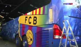 Novo autocarro do Barça