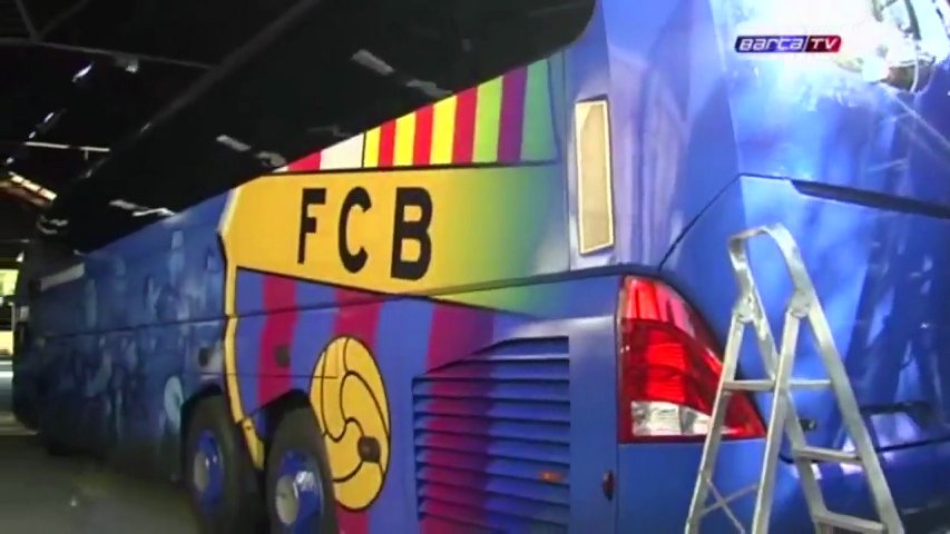 Novo autocarro do Barça