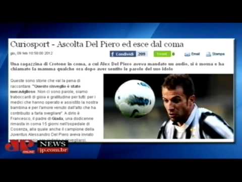 Palavras de Del Piero fazem menina regressar do coma