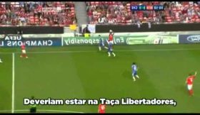 Comentadores ingleses sugerem Benfica na Libertadores