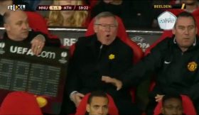 Alex Ferguson e a placa de substituições