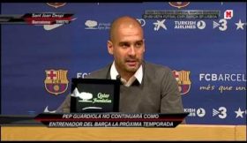 Guardiola despede-se do Barcelona