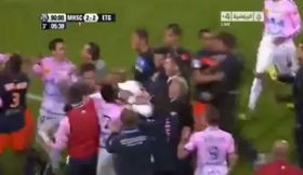 Confusão no final do jogo Montpellier vs Evian