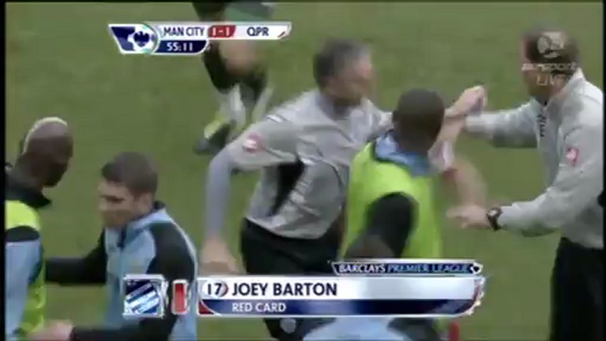 Joey Barton vs Tevez e Aguero