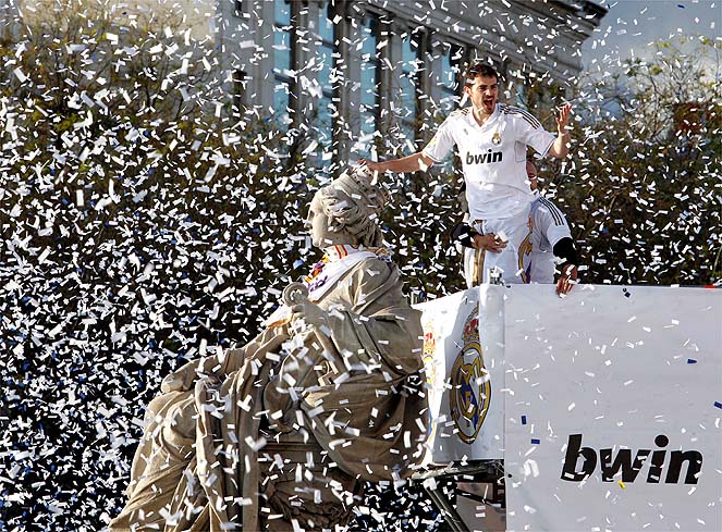 Cibeles recebe novos campeões de Espanha