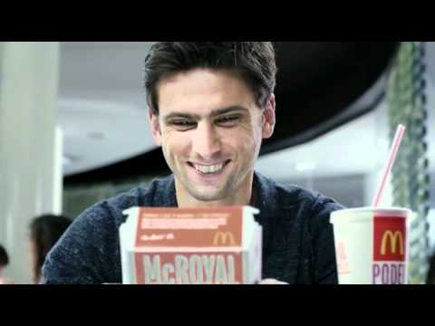 Hélder Postiga em campanha da McDonald’s