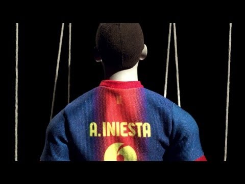 Nike e a marioneta de Iniesta