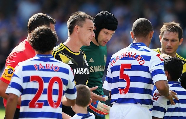 Ferdinand não cumprimentou Terry e Cole