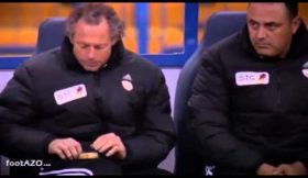 Michel Preud’homme filmado a fumar no banco