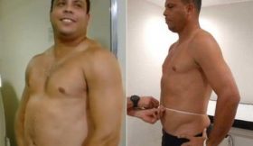 Ronaldo, o fenómeno, perde 17kg em reality-show brasileiro