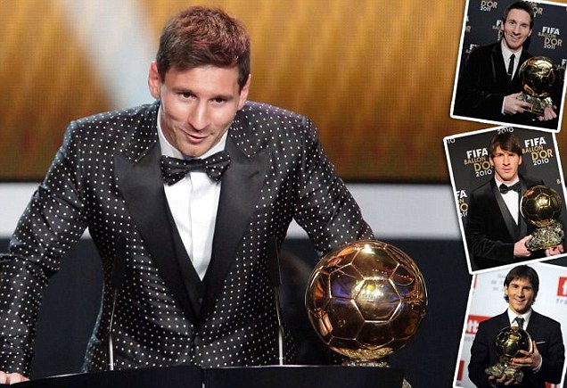 Messi, novamente Bola de Ouro