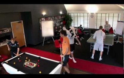 Fulham e Getafe fazem o Harlem Shake