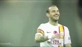 Sneijder eufórico com a visita de Mourinho à Turquia