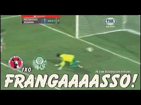 Guarda-redes do Palmeiras solta frango na Libertadores