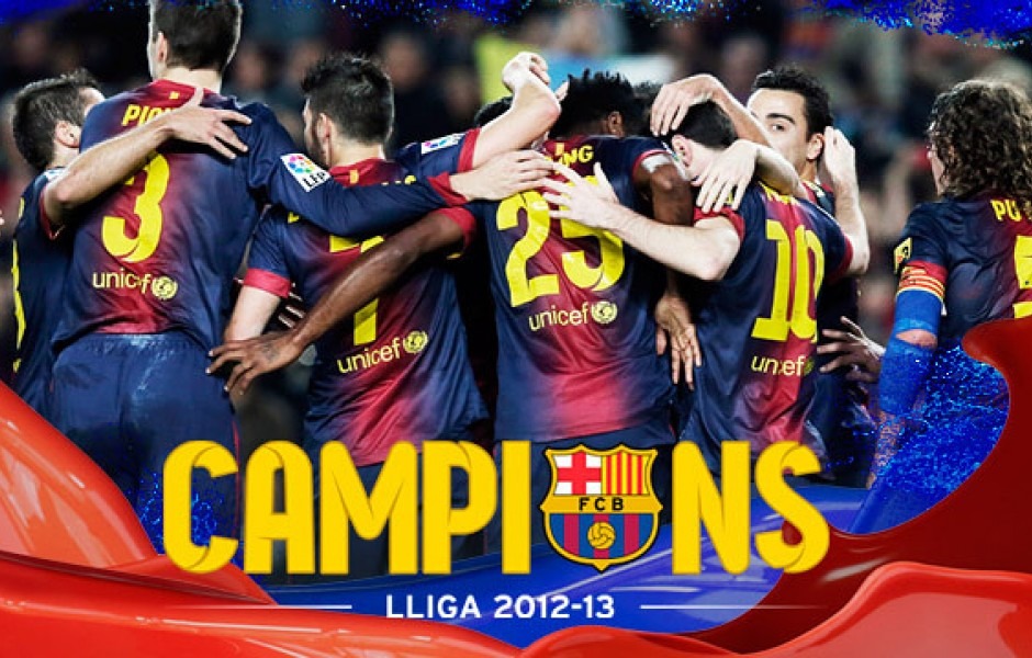 Barcelona campeão em Espanha