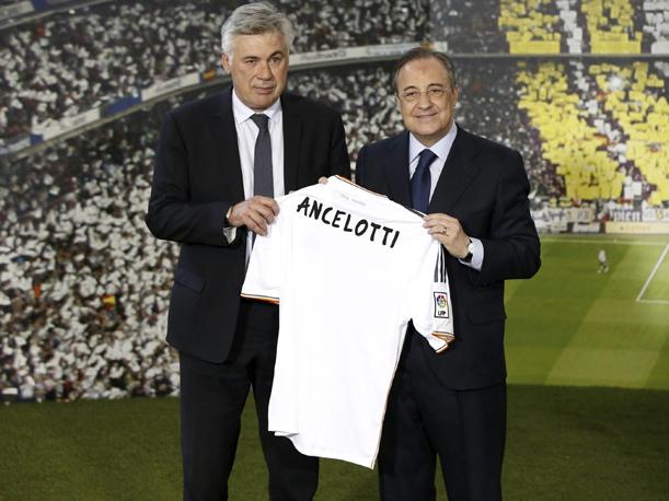 Ancelotti apresentado em Madrid