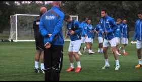 Treino do Rangers abalado por trovão