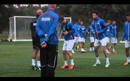 Treino do Rangers abalado por trovão