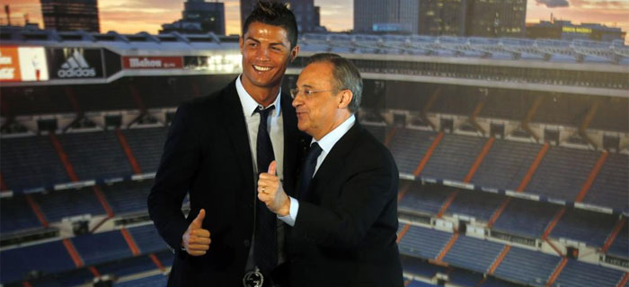 Cristiano renova com Real Madrid até 2018