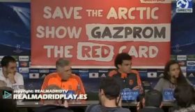 Greenpeace volta a atacar, desta vez calhou ao Real Madrid o brinde