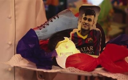 Barça proíbe uso da imagem de Neymar em doces da Páscoa