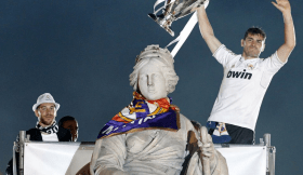 Real Madrid festeja em Cibeles título europeu