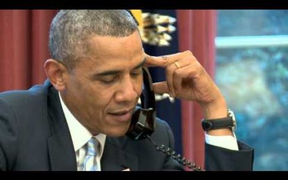 O telefonema de Obama a Dempsey e Howard