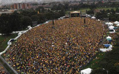 Recepção incrível da seleção Colombiana