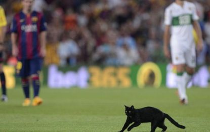 Gato preto não deu azar ao Barça no arranque da Liga Espanhola