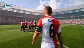 Veja a entrada em campo das equipas num jogo de futebol como nunca viu