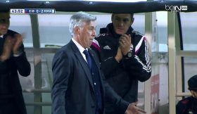 Ancelotti imita festejo “à Ronaldo”