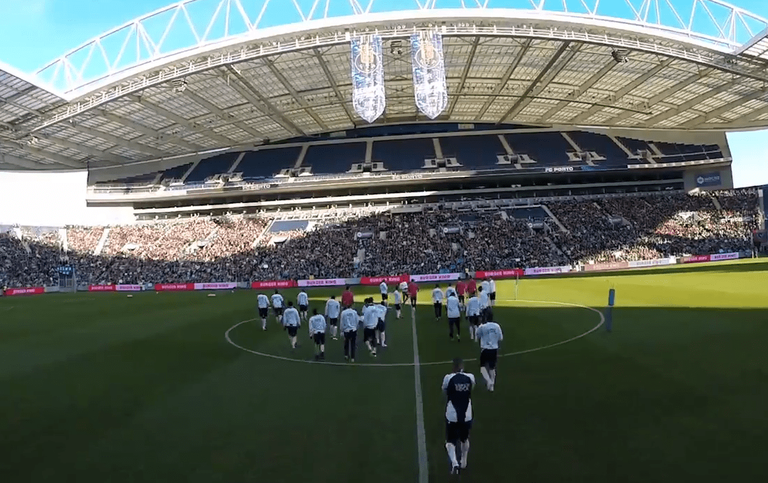 Porto torna simples treino em entretenimento ao mais alto nível