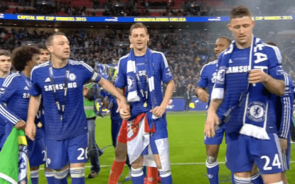 Sky Sports revela imagens da lesão de Matic durante festejos do Chelsea