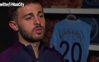 Bernardo Silva já está no Manchester City: a primeira entrevista