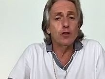 Jorge Jesus agradece fãs pelo apoio durante teste do “Coronovírus”