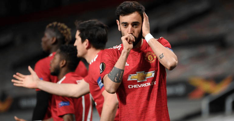 Vídeo: Que hino ao futebol! Bruno Fernandes marca depois de uma grande jogada do Man Utd