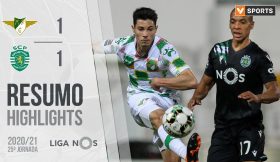 Highlights | Resumo: Moreirense 1-1 Sporting (Liga 20/21 #25)