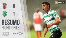 Highlights | Resumo: SC Braga 0-1 Sporting (Liga 20/21 #29)