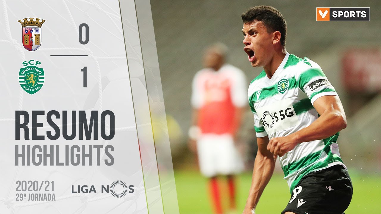 Highlights | Resumo: SC Braga 0-1 Sporting (Liga 20/21 #29)