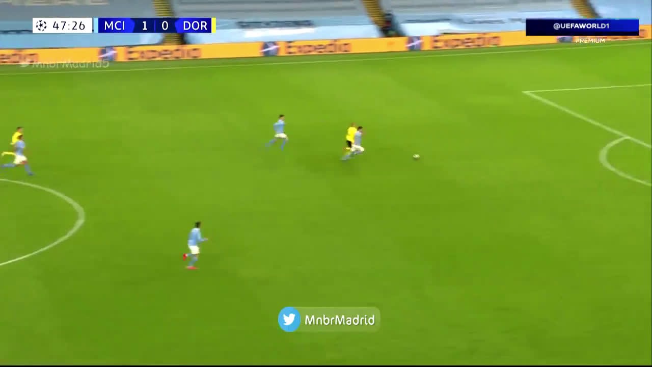 Vídeo: Haaland meteu o turbo, ‘atropelou’ Rúben Dias, mas Ederson negou-lhe o golo