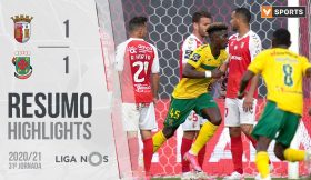 Highlights | Resumo: SC Braga 1-1 Paços de Ferreira (Liga 20/21 #31)