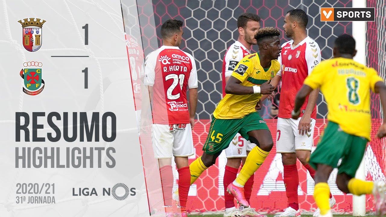 Highlights | Resumo: SC Braga 1-1 Paços de Ferreira (Liga 20/21 #31)