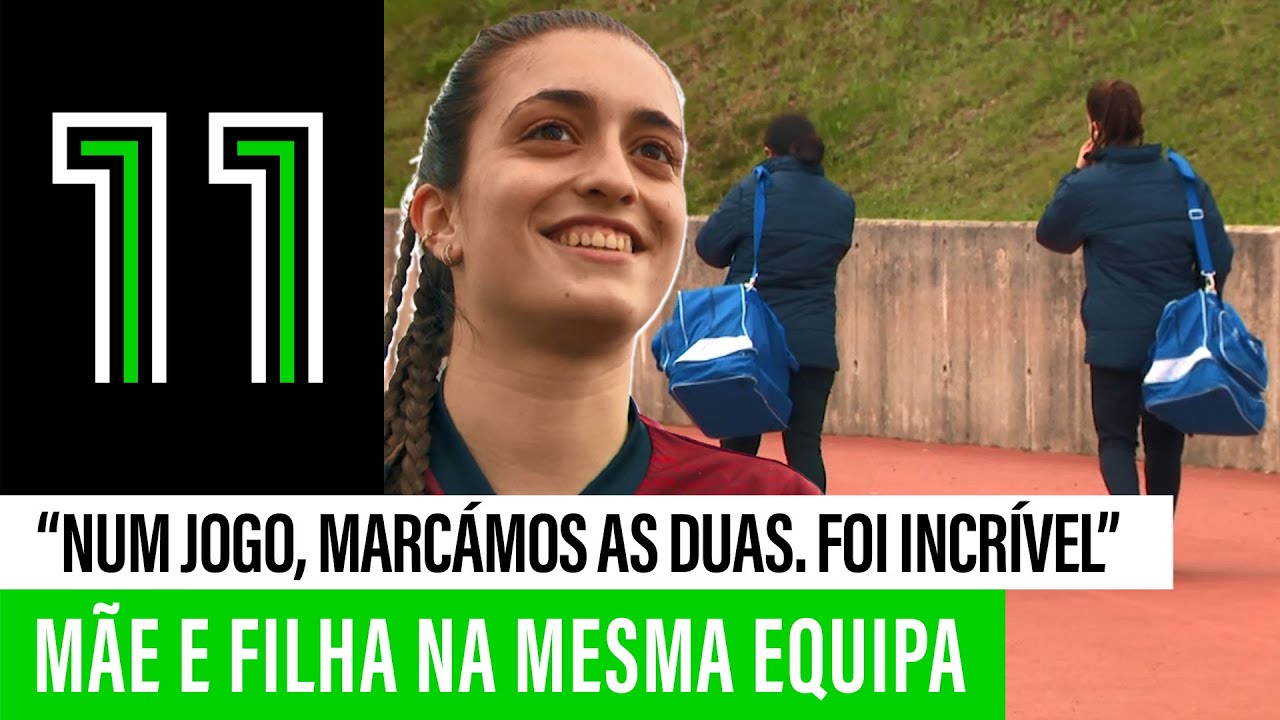 Mãe e filha jogam futebol… NA MESMA EQUIPA!