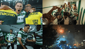 O épico vídeo do Backstage do Sporting campeão