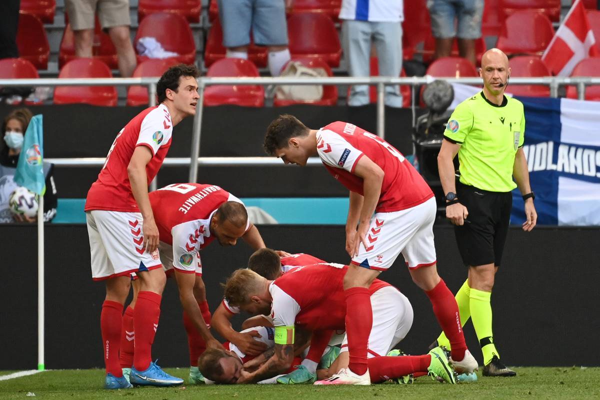 Vídeo: Christian Eriksen colapsa em campo durante o Dinamarca x Finlândia – Euro 2020