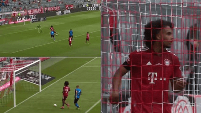 Vídeo: O descuido monumental do avançado do Bayern que está a dar a volta ao Mundo