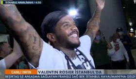 VÍDEO: Rosier recebido de forma eufórica em Istambul