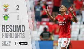 Highlights | Resumo: Benfica 2-1 Tondela (Liga 21/22 #4)