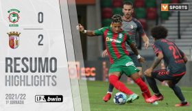 Highlights | Resumo: Marítimo 0-2 SC Braga (Liga 21/22 #1)