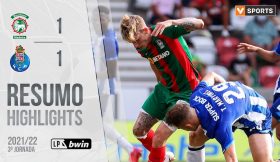 Highlights | Resumo: Marítimo 1-1 FC Porto (Liga 21/22 #3)